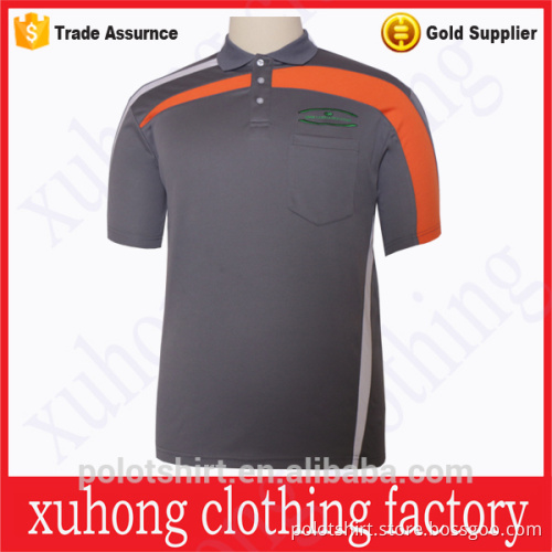 Streamlined New design embroidery polo shirts for men 100% cotton with pocket